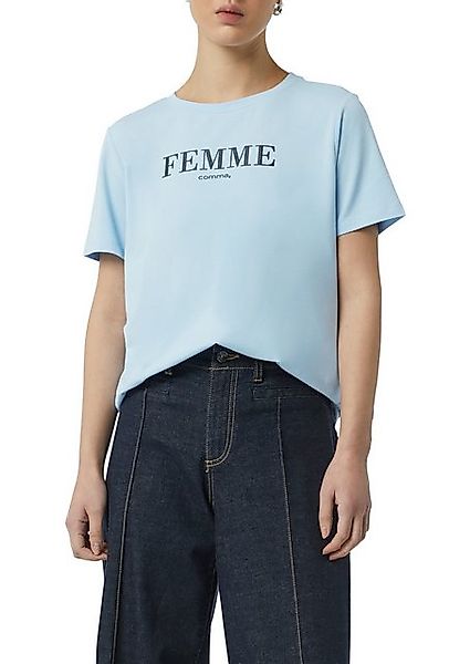 Comma T-Shirt mit Statement-Print günstig online kaufen