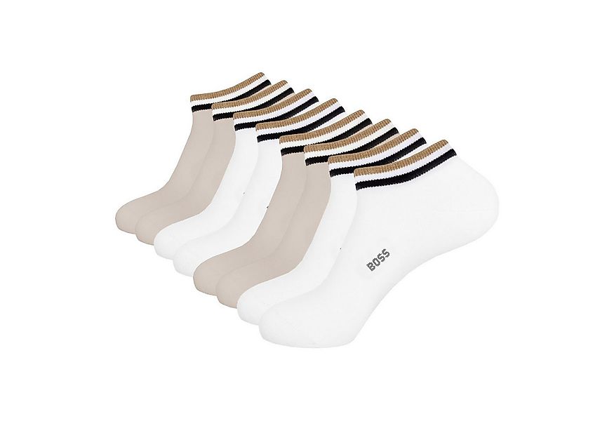 BOSS Freizeitsocken AS Uni Stripe CC (4-Paar) mit eingesticktem Markenschri günstig online kaufen