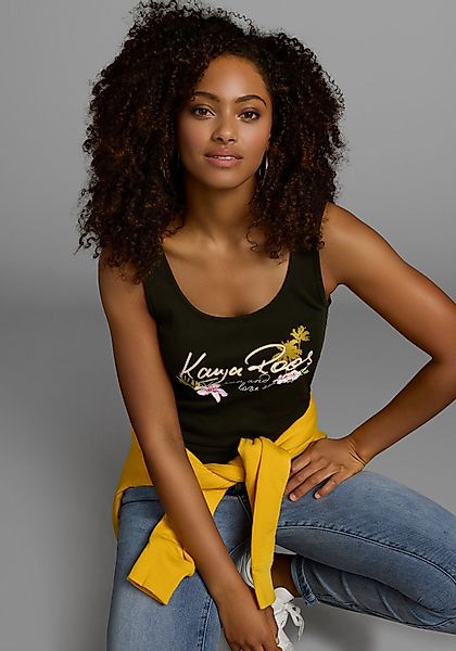 KangaROOS Tanktop mit femininem Frontdruck günstig online kaufen