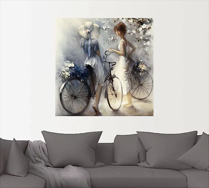 Artland Wandbild »Frühling III«, Frau, (1 St.), als Leinwandbild, Poster, W günstig online kaufen