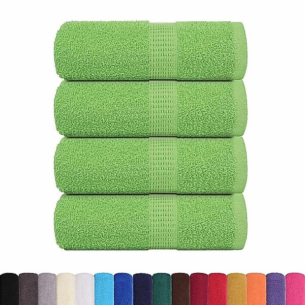 vidaXL Handtuch Seiftücher 4 Stk. Apfelgrün günstig online kaufen