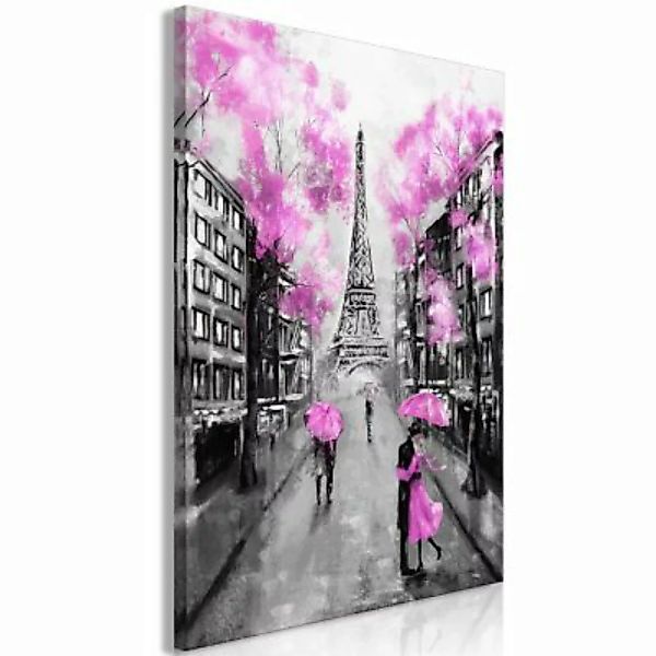 artgeist Wandbild Paris Rendez-Vous (1 Part) Vertical Pink rosa/grau Gr. 40 günstig online kaufen