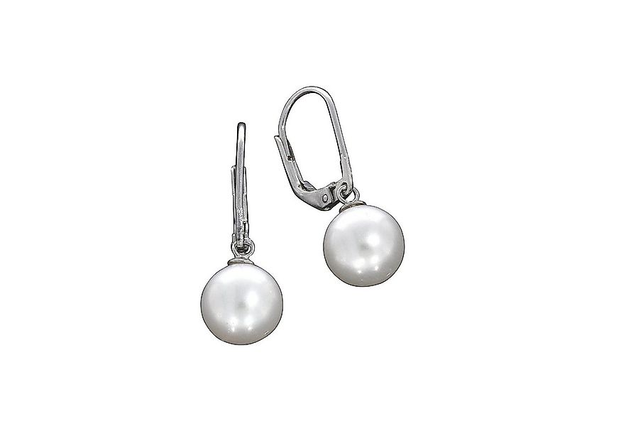 Vivance Paar Ohrhänger 925 Silber rhodiniert mit Süßwasserzuchtperlen in we günstig online kaufen