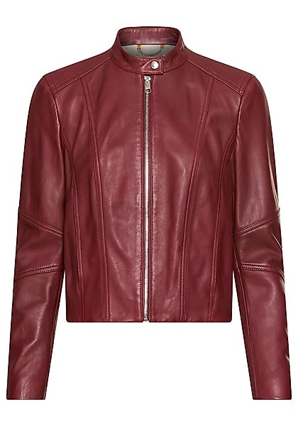 BOSS ORANGE Lederjacke Saleste Premium Damenmode günstig online kaufen