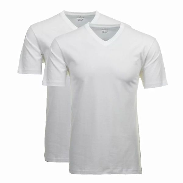 RAGMAN Herren T-Shirt 2er Pack - 1/2 Arm, Unterhemd, V-Neck günstig online kaufen