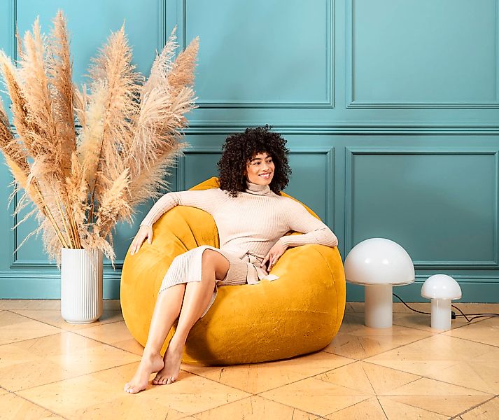 Sitting Point Sitzsack BeanBag Softy 220 l Grau günstig online kaufen