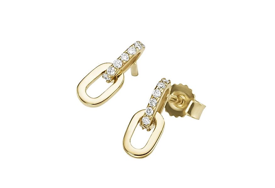 Luigi Merano Paar Ohrstecker beweglich mit Brillanten, Gold 585 günstig online kaufen