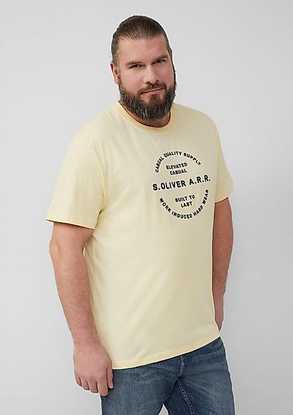s.Oliver Kurzarmshirt T-Shirt mit Artwork günstig online kaufen