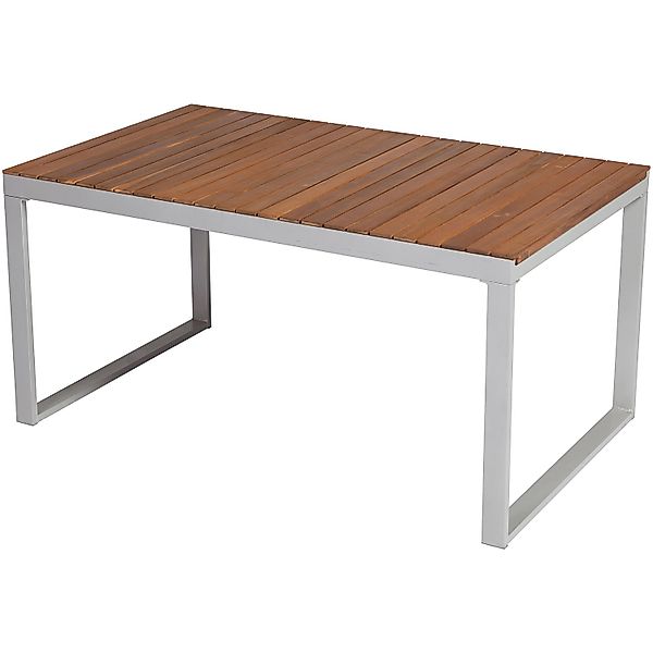 Merxx Gartentisch Naxos Rechteckig ausziehbar Braun 200 cm x 90 cm günstig online kaufen