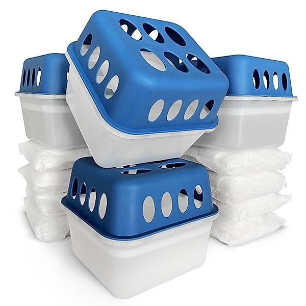 KARAT Luftentfeuchter Hava Raumentfeuchter 4er-Set Blau günstig online kaufen