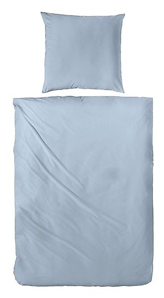 Mako-Satin Bettwäsche-Set   ¦ blau ¦ Maße (cm): B: 135 H: 1 Bettwaren > Bet günstig online kaufen
