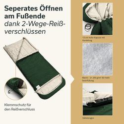 Skandika Deckenschlafsack für Erwachsene, Oppdal, 3 günstig online kaufen