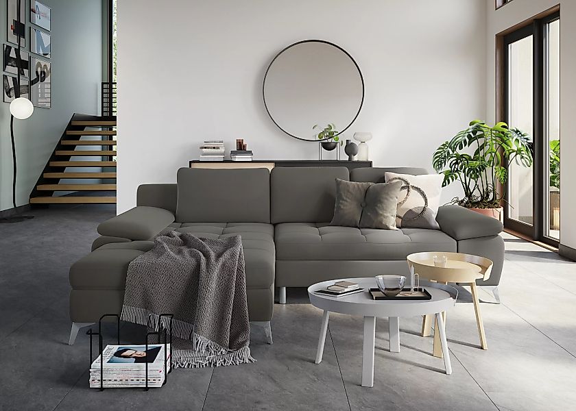 sit&more Ecksofa "Latigo L-Form", mit Recamiere, wahlweise mit Bettfunktion günstig online kaufen