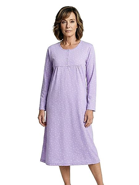 zeitlos Nachthemd Nachthemd Langarm - Krista Gänseblümchen günstig online kaufen