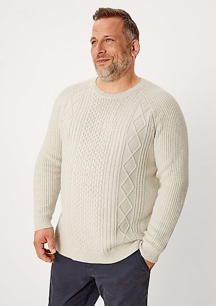 s.Oliver Strickpullover Pullover mit Strickmuster günstig online kaufen