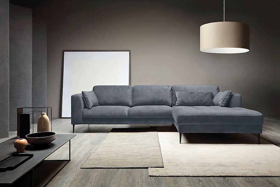 TRENDMANUFAKTUR Ecksofa "Luzi, wahlweise mit Schlaffunktion & Bettkasten. O günstig online kaufen