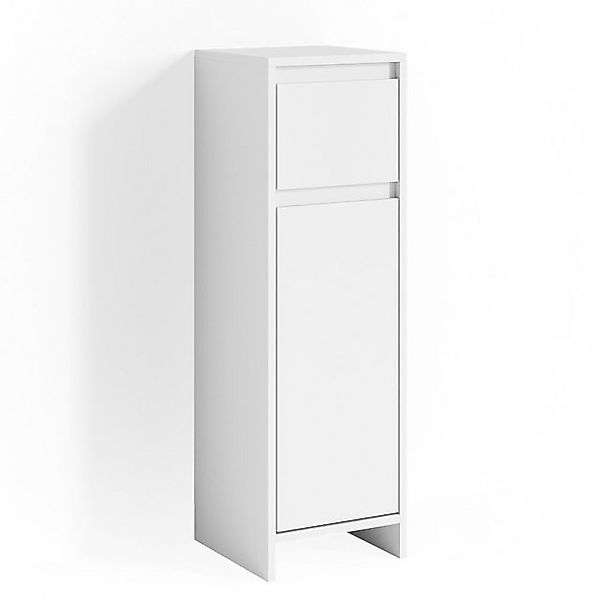 Vicco Midischrank Emma, Weiß, 30 x 95 cm günstig online kaufen