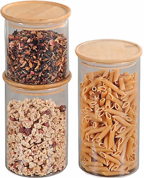 KESPER® Vorratsdose Set, 3 Stk. tlg. FSC®-zertifizierter Bambus günstig online kaufen