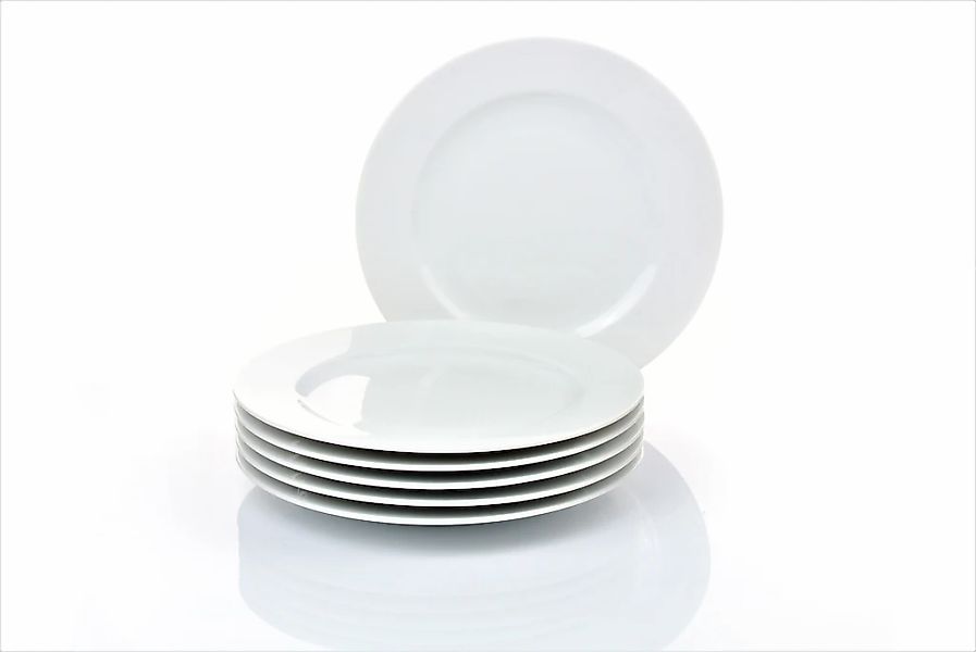 Retsch Arzberg Speiseteller "HEIKE WEISS, Teller 25 cm, Set 6-tlg für 6 Per günstig online kaufen