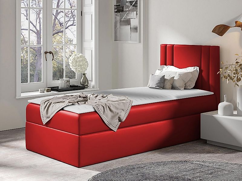 MIRJAN24 Boxspringbett Carmen Mini (mit Hauptmatratze, Topper, Kopfteil), 8 günstig online kaufen