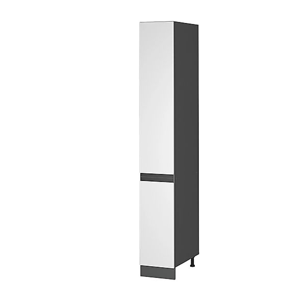 Vicco Hochschrank R-Line, Weiß/Anthrazit, 30 cm J-Shape günstig online kaufen