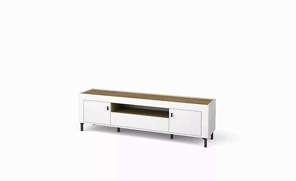 Lowboard  Mossa ¦ weiß ¦ Maße (cm): B: 177 H: 52 Kommoden & Sideboards > Lo günstig online kaufen