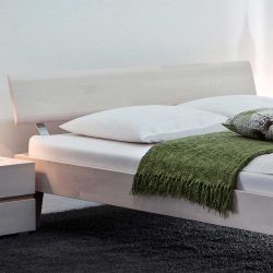 Doppelbett aus massiver Buche günstig online kaufen