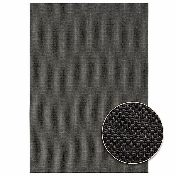 Primaflor-Ideen in Textil Teppich »Outdoorteppich ELDORADO Nero«, rechtecki günstig online kaufen