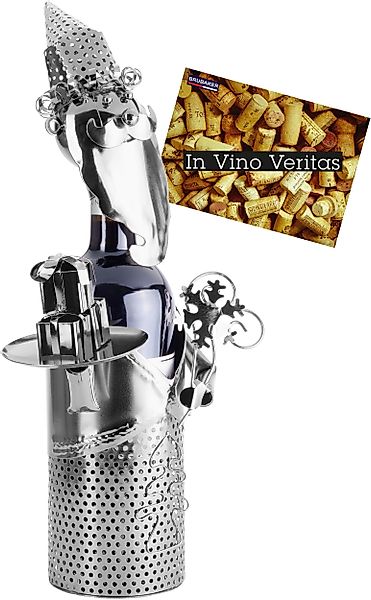 BRUBAKER Weinflaschenhalter Weihnachtsmann mit Geschenken - günstig online kaufen
