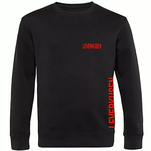 multifanshop Sweatshirt Leverkusen - Brust & Seite - Pullover günstig online kaufen