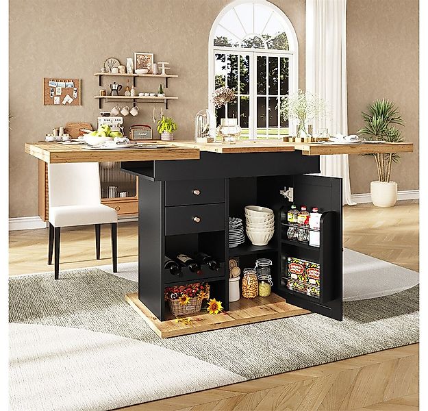 MODFU Esstisch Multifunktionaler Küchentisch (Ausziehbarer Teleskoptisch mi günstig online kaufen