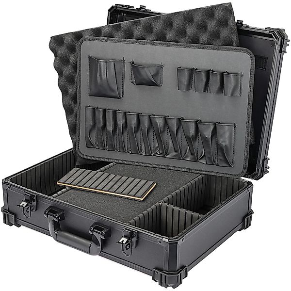 HMF 15701-02 Werkzeugkoffer Leer Werkzeugkasten Groß Rasterschaumstoff 46 x günstig online kaufen