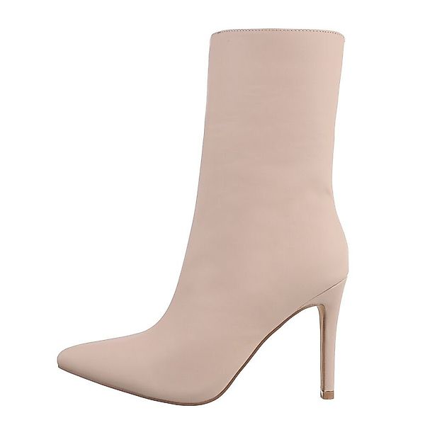 Ital-Design Damen Abendschuhe Elegant Stiefelette Pfennig-/Stilettoabsatz günstig online kaufen