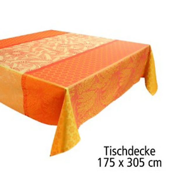 Tischdecke 175 x 305 cm Tischgarnitur 'Graminée' günstig online kaufen