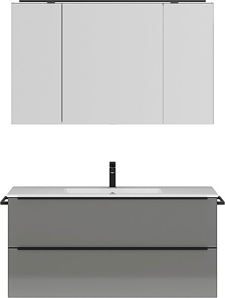 nobilia® Badmöbel-Set Levere, (2-St., vormontiert, mit günstig online kaufen
