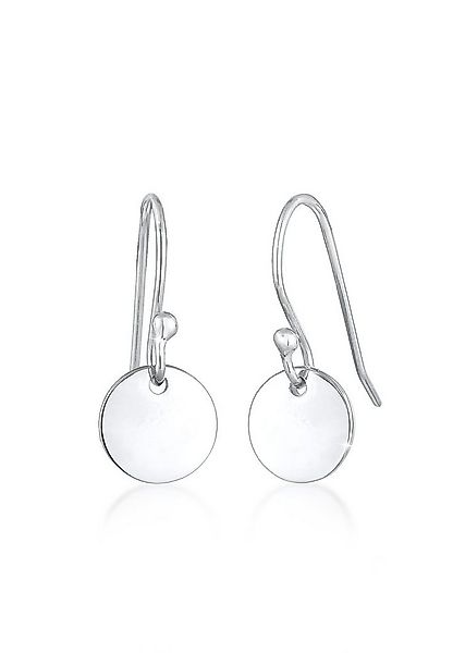 Elli Paar Ohrhänger Hänger Plättchen Geo Look 925 Silber, Geo günstig online kaufen