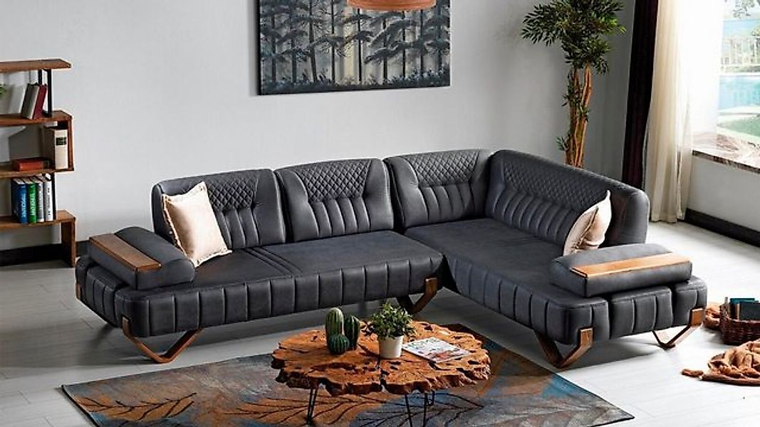 Xlmoebel Ecksofa L-förmige Stoff-Eckbank Premium-Sofa Mit Kissen, 1 Teile, günstig online kaufen