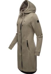 Ragwear Kurzmantel "Letti Long Bonded" Übergangsmantel aus Rippstrick mit K günstig online kaufen