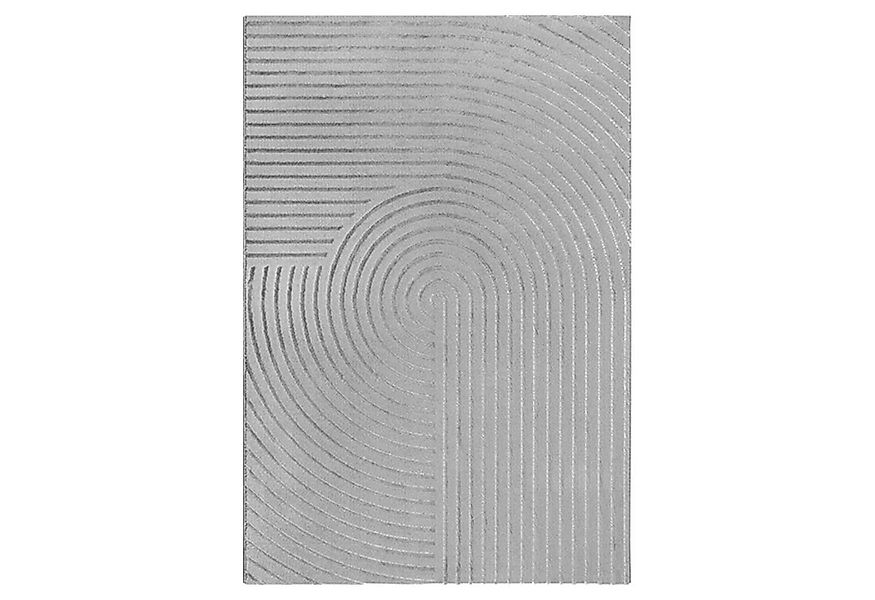 merinos Teppich Maschinenwebteppich STUDIO, 80 x 150 cm, Grau, rechteckig günstig online kaufen
