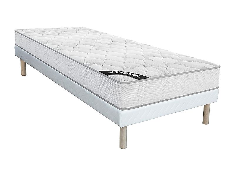 Taschenfederkernmatratze-Bettgestell-Set - 90 x 190 cm - Stärke 20 cm - SON günstig online kaufen