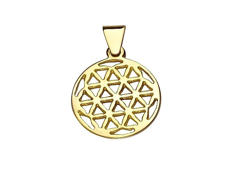 Vivance Kettenanhänger 333 Gold Motiv Blume des Lebens günstig online kaufen