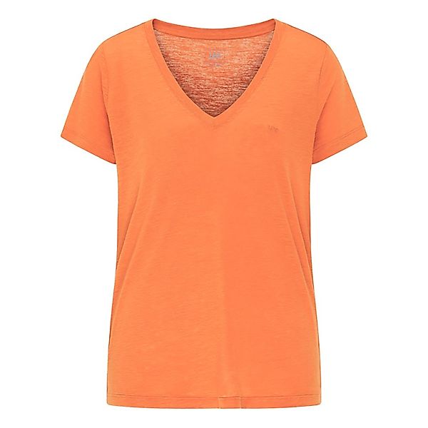 Lee Kurzarm-t-shirt Mit V-ausschnitt M Desert Orange günstig online kaufen