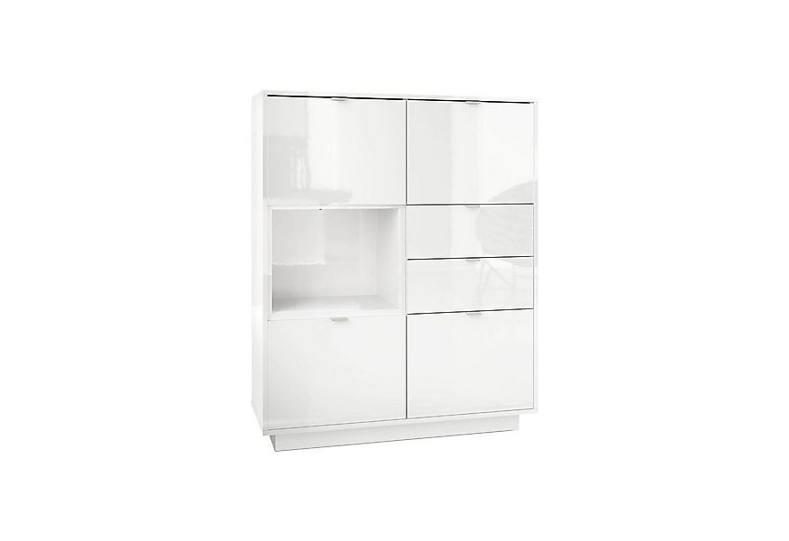 Vladon Highboard Metro (Highboard, mit 4 Türen, 2 Schubladen und 1 offenem günstig online kaufen