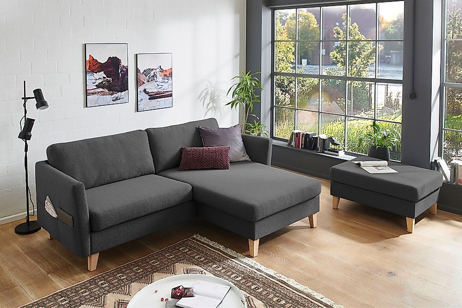ATLANTIC home collection Ecksofa Mailo L-Form, günstig online kaufen