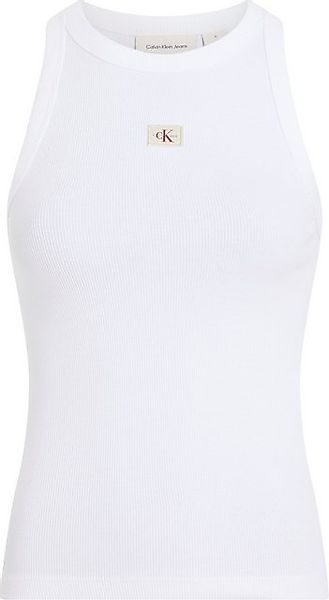 Calvin Klein Jeans Plus Tanktop PLUS WOVEN LABEL RIB TANK TOP in großen Grö günstig online kaufen