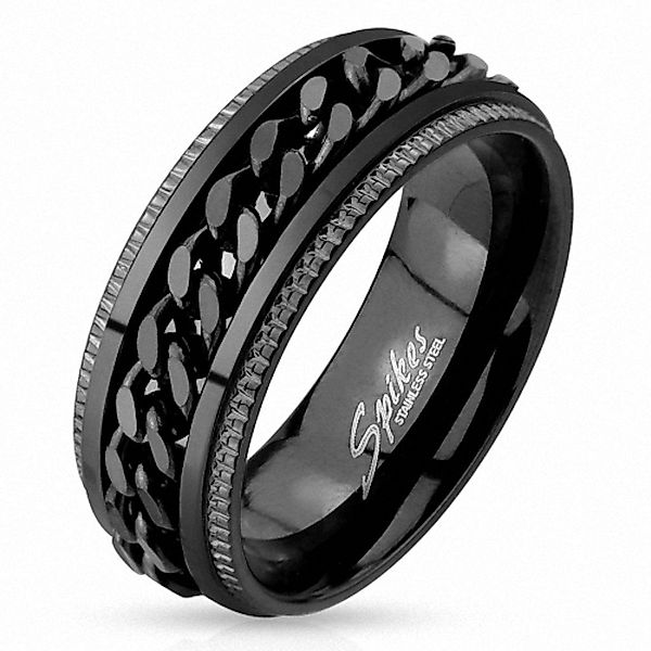 Taffstyle Fingerring Herren Band Ring Edelstahl günstig online kaufen