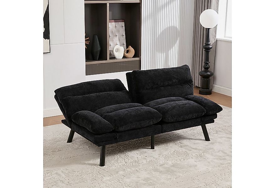 KLAM HOME Sofa Moderner Chenille-Zweisitzer mit ergonomischem Design, Verst günstig online kaufen