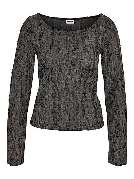 Noisy may Shirttop U-Boot-Ausschnitt enger Schnitt lange Ärmel NMHARLOW L/S günstig online kaufen