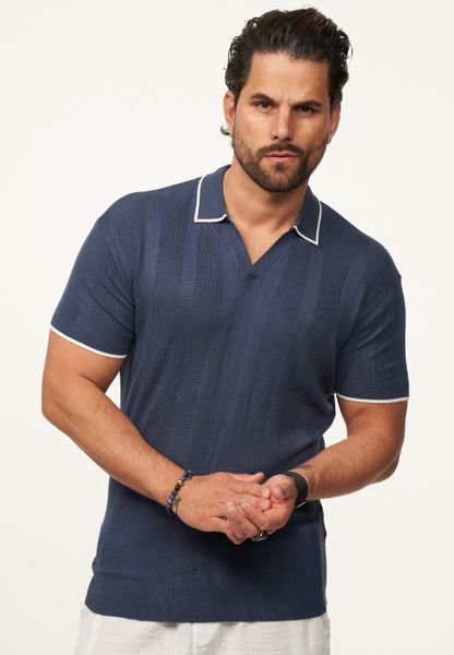 SOULSTAR Poloshirt mit offenem Kragen Herren günstig online kaufen