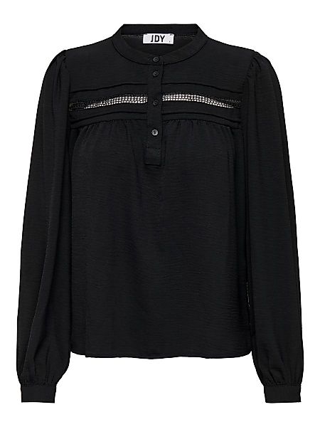 ONLY Spitzenverziertes Hemd Damen Schwarz günstig online kaufen